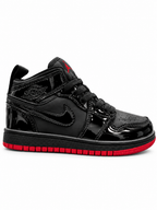 JDAN Retro 1 Charol Negro Rojo