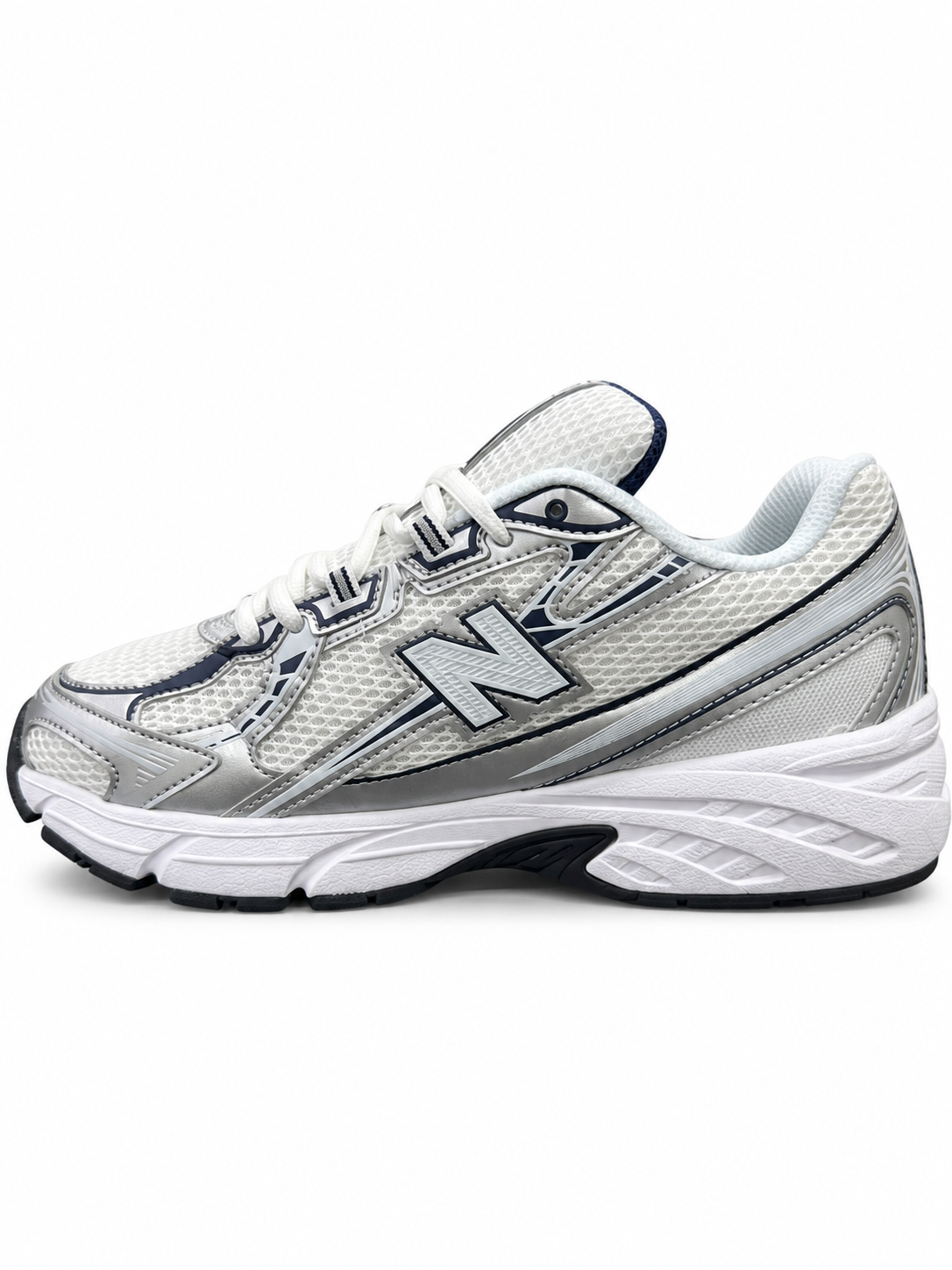 NBL 570 Plateado Blanco