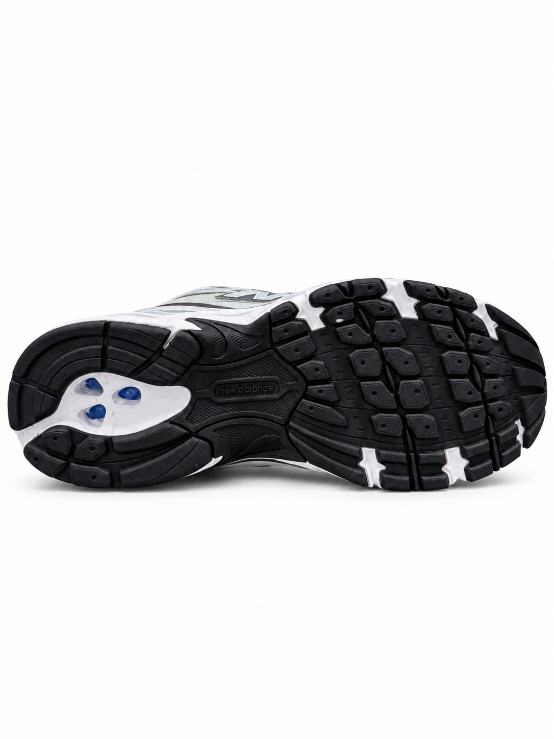 NBL 570 Plateado Blanco