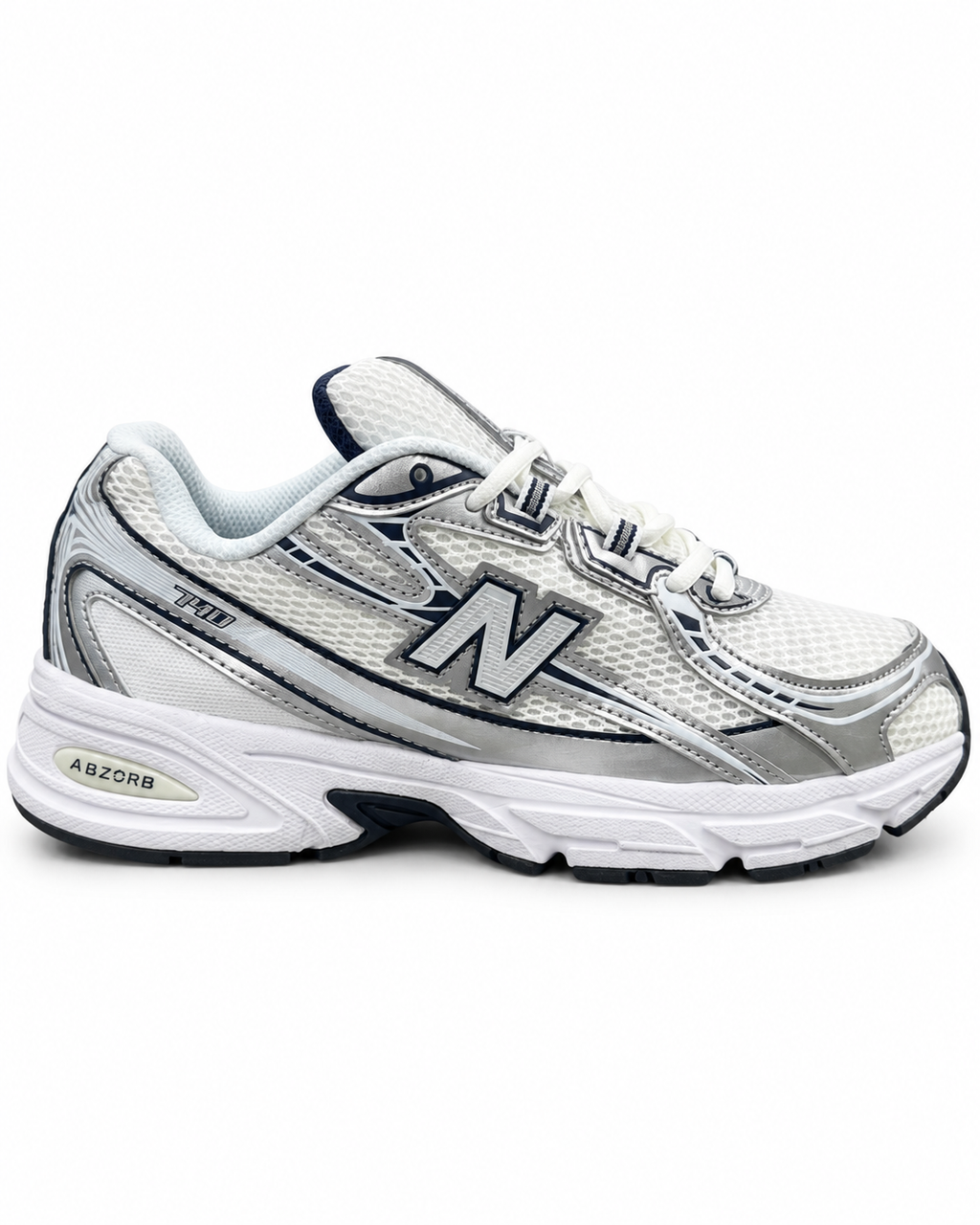 NBL 570 Plateado Blanco